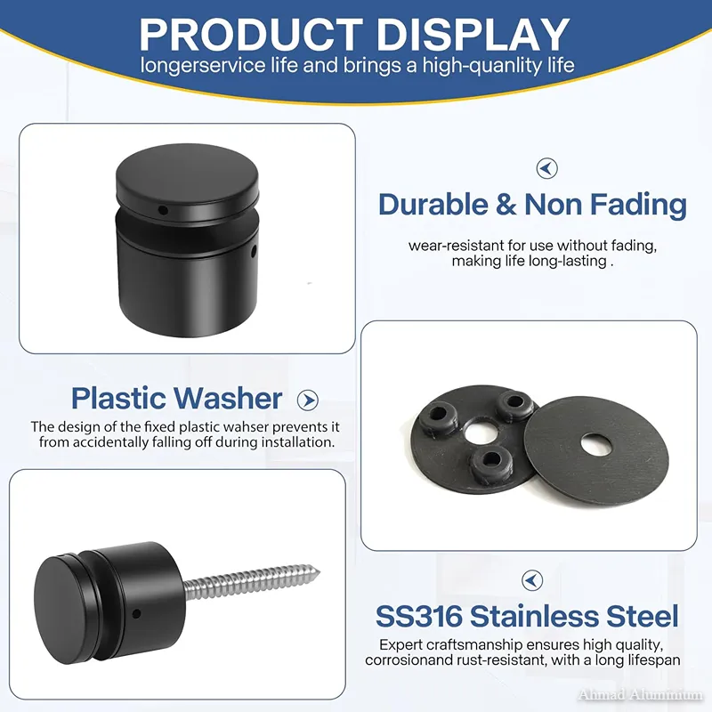 Balck side mount stair accessories.webp