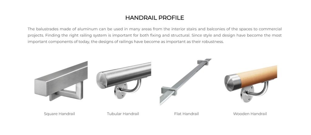 Stair glass railing accessories