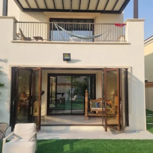 Aluminium bifold door work in arabian ranches