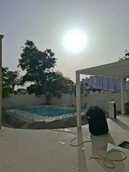 Glass fence dubai ahamd work