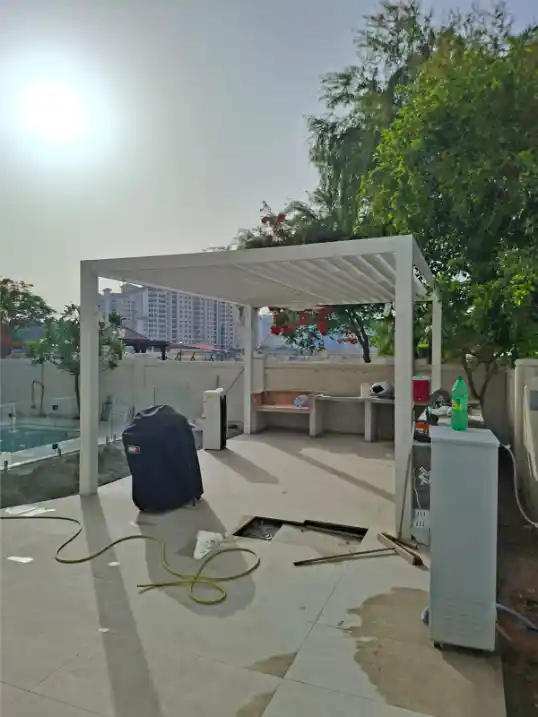 Glass fence work